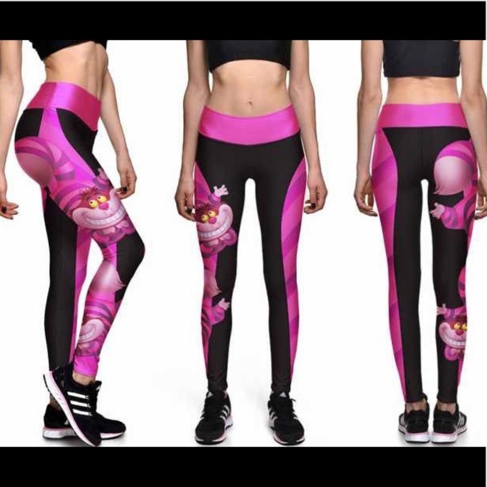 Lotus Leggings Cheshire Cat Alice in Wonderland